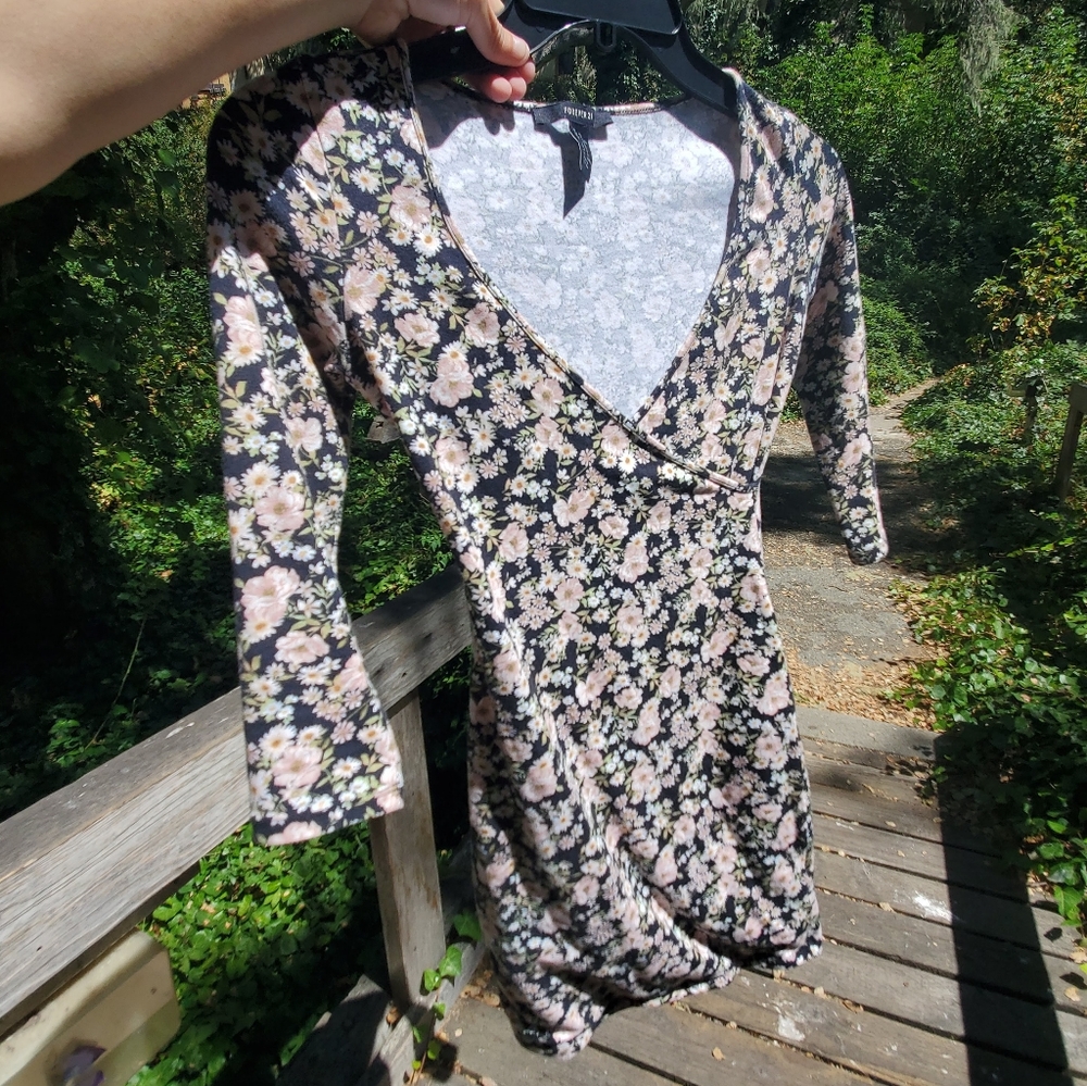 Fitted Floral Mini Dress